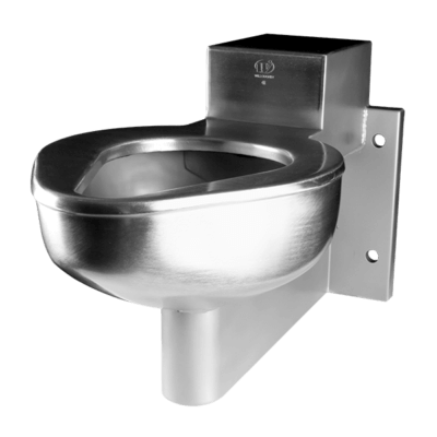 ETWS-1490-CM is a 4 Bolt Toilet System engineered for security environments with an accessible mechanical chase.