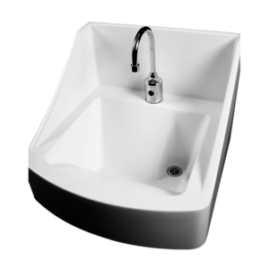 The Willoughby WICS-2222 Infection Control and Prevention Handwash Sink is designed to minimize the spread of disease in healthcare environments.