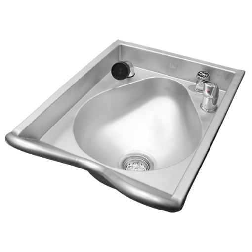 Willoughby SB-1823 Stainless Steel Barber Shampoo Bowls are designed for commercial use.
