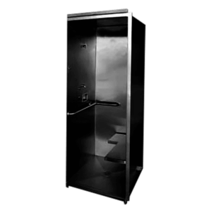 Willoughby US/KS-3636-HC Cabinet Handicap Accessible Shower Units are ADA-compliant single-user, barrier free shower stall fixtures.