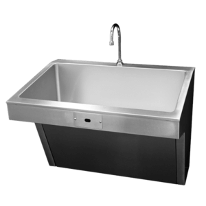 The Willoughby WSSS-ADA Surgical Scrub Sink is a compact, single- or multi-user, stainless steel ADA compliant sink for use in healthcare environments.