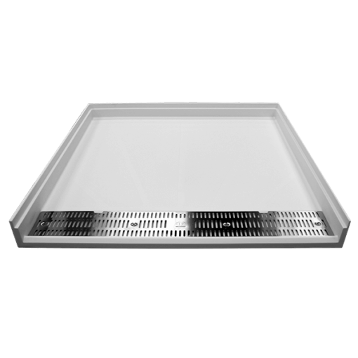 The Willoughby AS-S3636ADAF Aquasurf® Solid Surface 36x36 ADA-Compliant Transfer Shower Base (ADA Shower Pan).