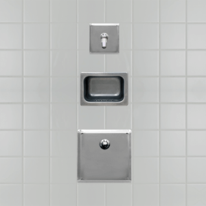 front-mounted built-in shower