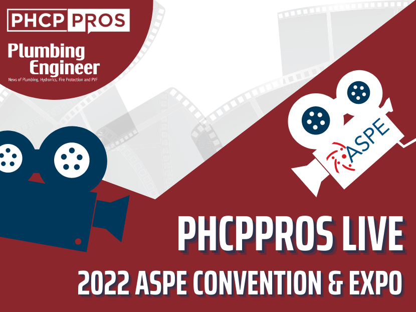 Livestreaming with PHCPPros at the 2022 ASPE Convention & Expo