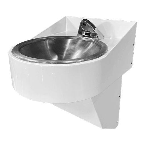 stainless steel bariatric lavatory