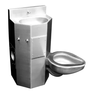 18″ Wide Front Access Combination Lavatory Toilet Unit
