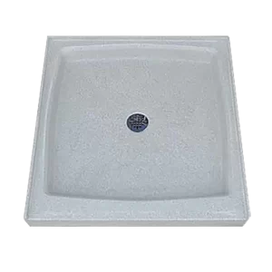 36" x 36" AquaSurf® Solid Surface Curbed Shower Base