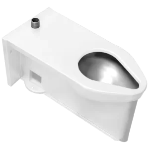 ADA-Compliant Ligature-Resistant Toilet – Front Access, Floor Outlet, Floor Mounted, Siphon Jet