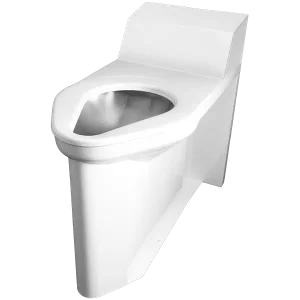 ADA-Compliant Ligature-Resistant Toilet – Rear Access, Wall Outlet, Floor Mounted, Blowout