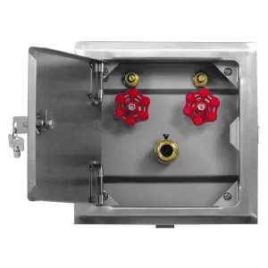 Hose Box with Locking Door