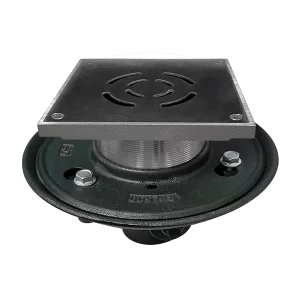 Ligature-Resistant Floor Drain – Square Strainer