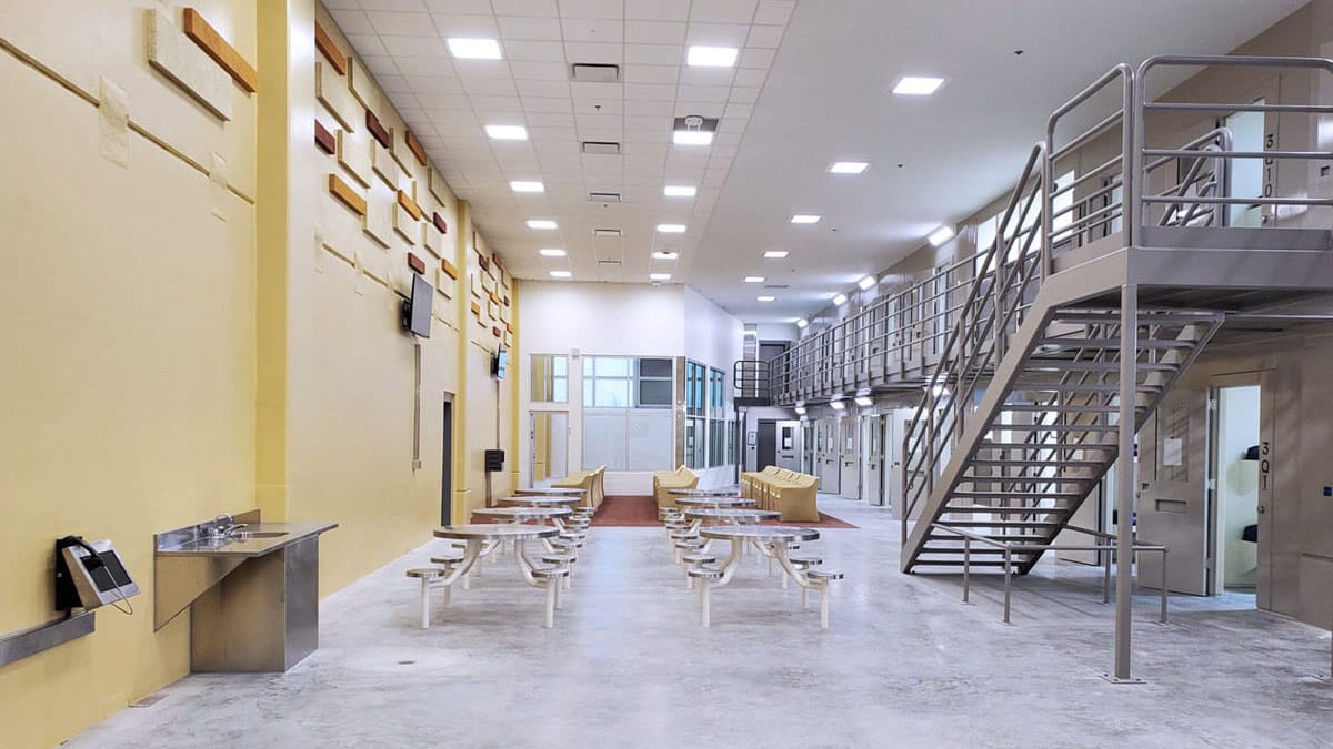 Dayroom at Marion County Community Justice Campus