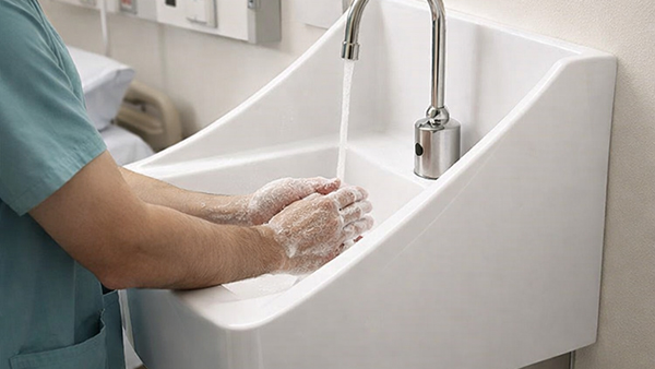 HBL for PROFESSIONAL ワキシングシステム3点セット AquaWave® Three-Station Solid Surface Lavatory System | Willoughby