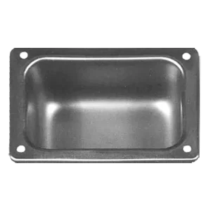 Front Mounted Recessed Soap Dish