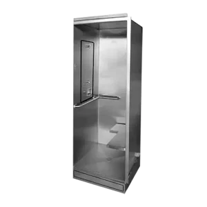 Unitized ADA-Compliant Transfer Cabinet Shower – Front Access