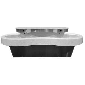 AquaWave® Two-Station Solid Surface Lavatory System