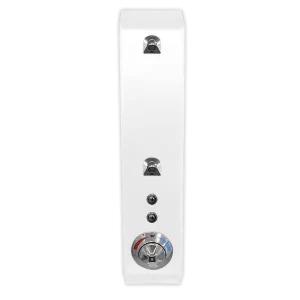 Ligature-Resistant Handicap Accessible Wall Shower in Decorator Color