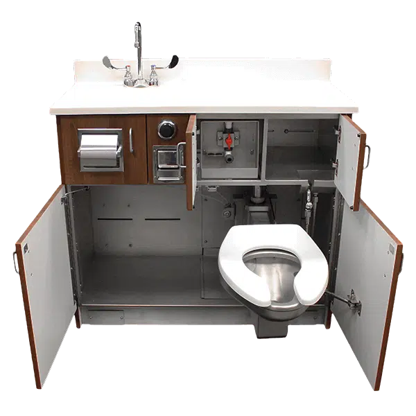 Patient Care Unit – Swiveling Toilet
