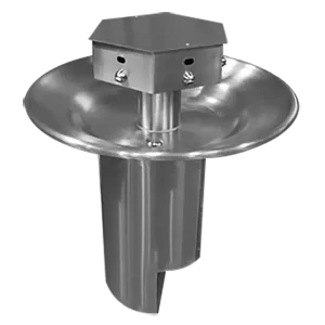 Six-Station Full Round 36″ Stainless Steel Washfountain