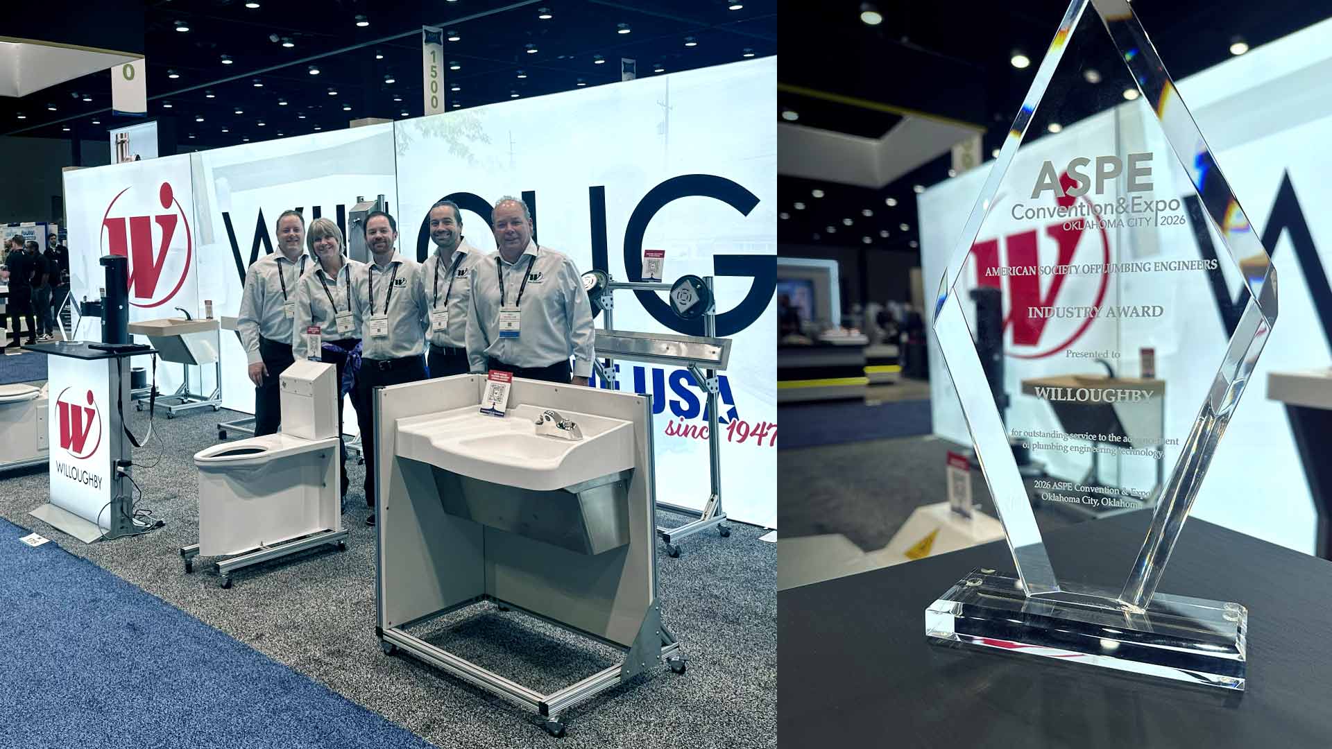 Willoughby receives ASPE Industry Award
