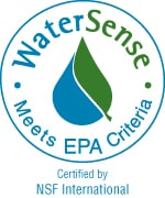 WaterSense-labeled product certified by NSF International